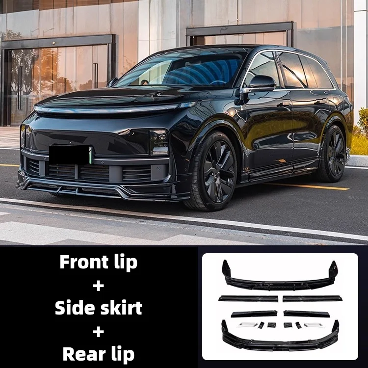 

Для Li Auto LiXiang Leading Ideal L8 модифицированный спортивный стиль объемная передняя губа задняя боковая юбка автомобильный комплект кузова аксессуары