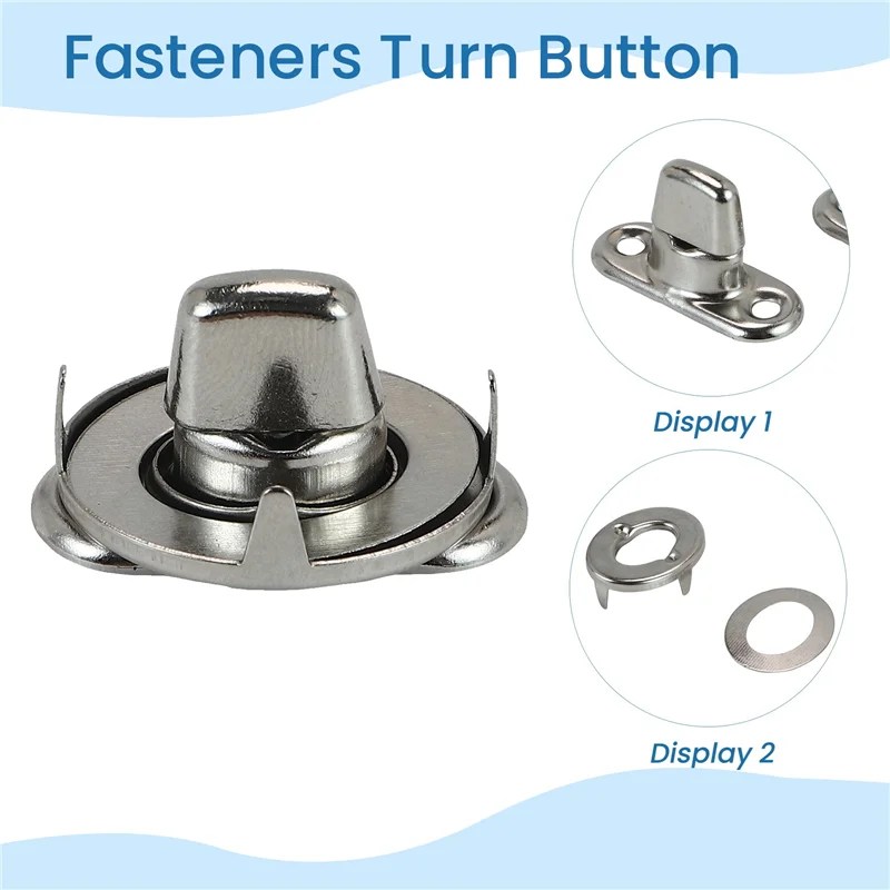 

A43Z-20 Sets Marine Grade Twist Lock Fasteners Turn Button Eyelet And Stud, For Canvas Fastener Turn Buttons