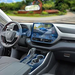For 2023 Toyota Highlander Navigation Gears Central Control Car Door Film Interior Accessories TPU Transparent Protector Film