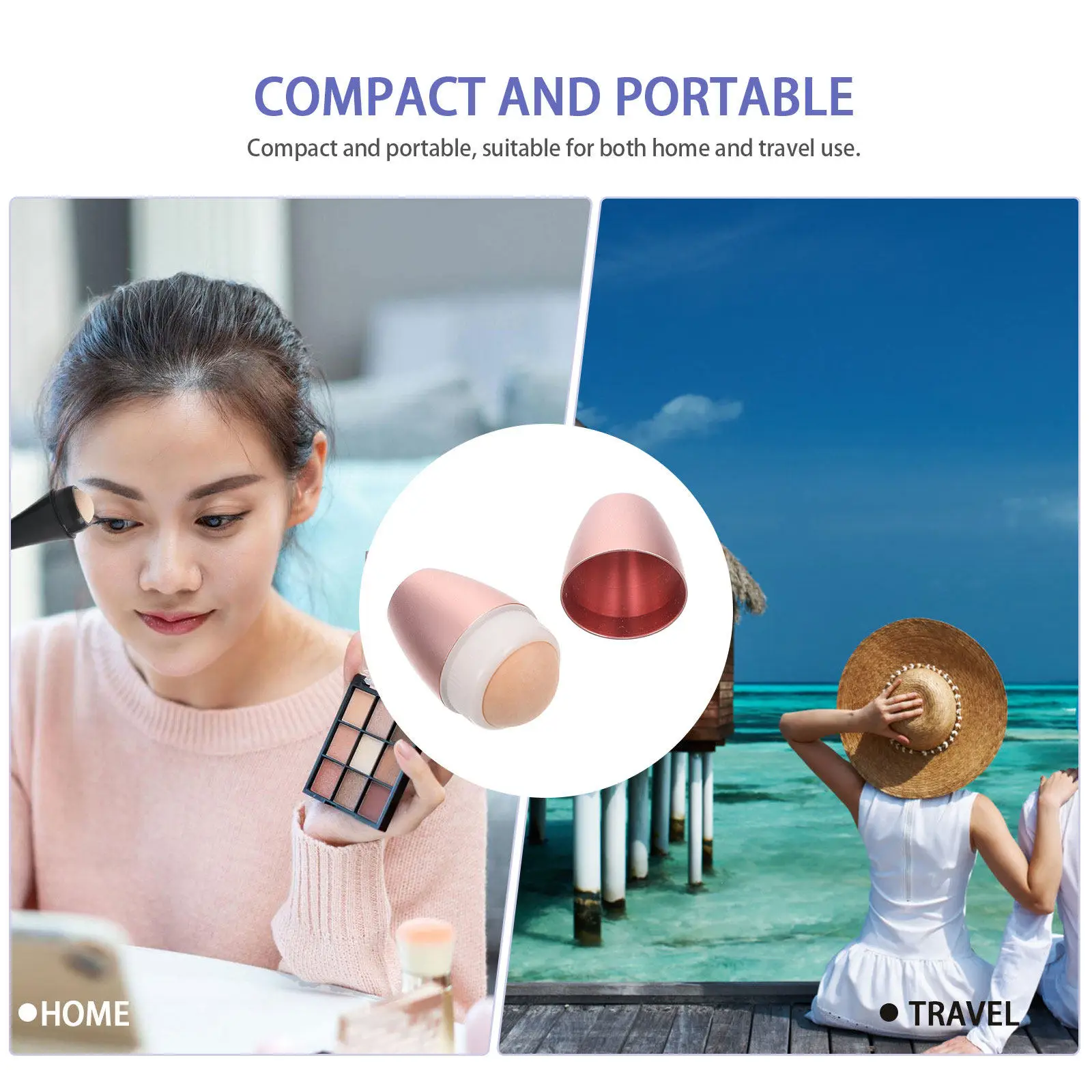 Volcanic Face Roller Oil Absorbing Skin Care Tool Reusable Facial Skin Oil Control Roller for Gym Office Travel Daily Use view 3