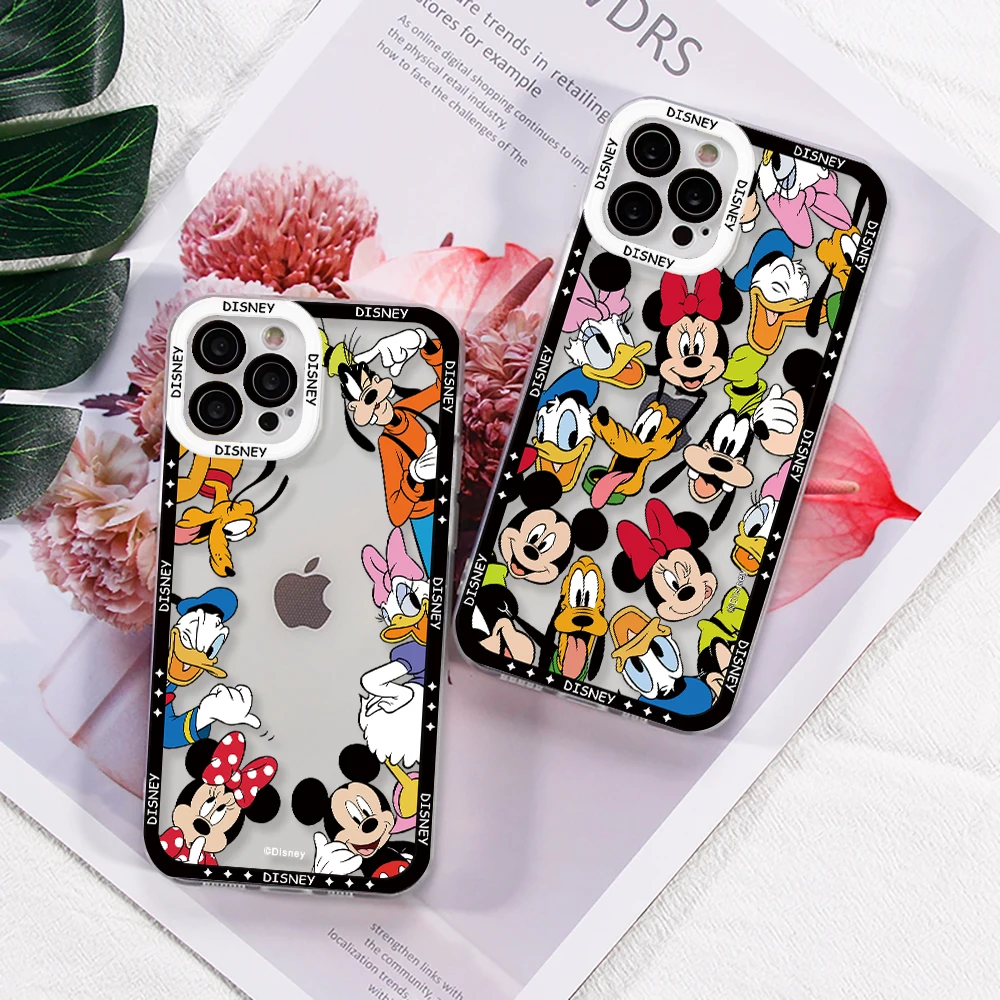 Pluton Goof Mickey Donald etui na telefon Oppo Realme C67 C65 C63 C55 C53 C35 12 10 9 8i 8 7 Pro Plus 4G 5G przezroczysta miękka osłona