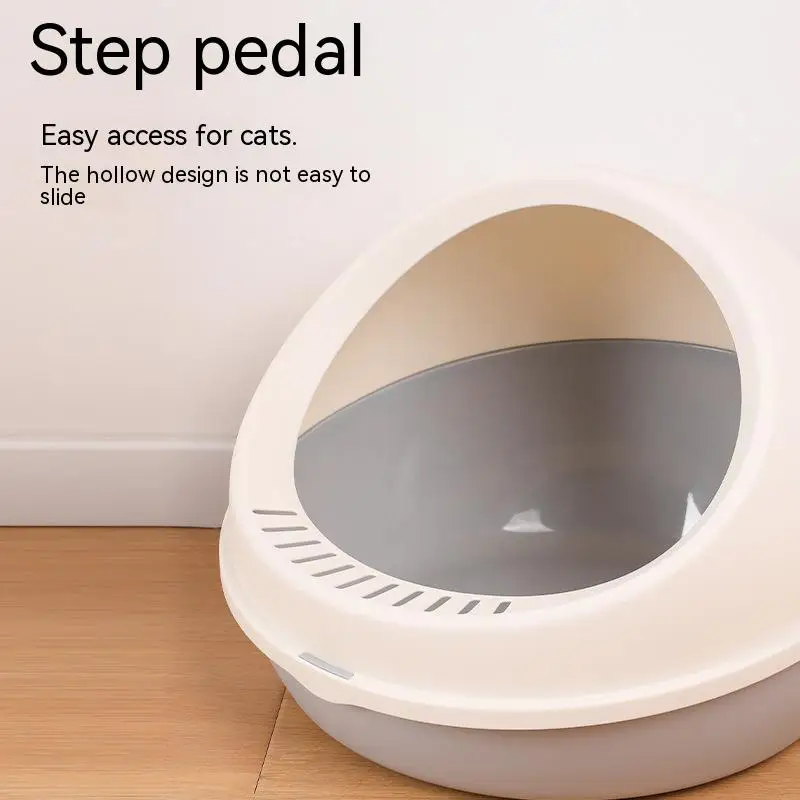 

Cat Toilet, Anti-Splash Semi-Enclosed, Litter Box, Starry Sky Semi-Enclosed Litter Box, Baby Cat Poop Basin, Urine Pad Cat