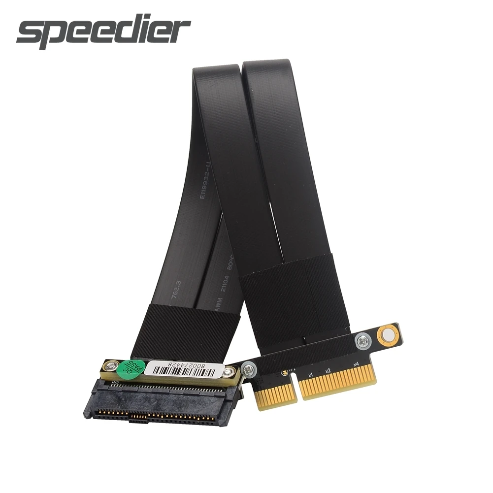 R27SF PCIe 3.0 U.2 NVME SFF-8639 To x4 SSD Adapter Cable PCI Express 4x To U2 NVME Hard Disk Extension Cable Mining GPU Extender