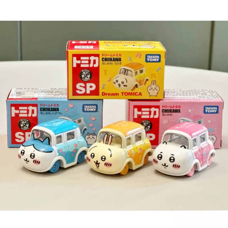 

1/64 kawayi Chiikawa Hachiware Usagi Alloy Toys car toy Motor Vehicle Diecast Metal Model Gift for Children