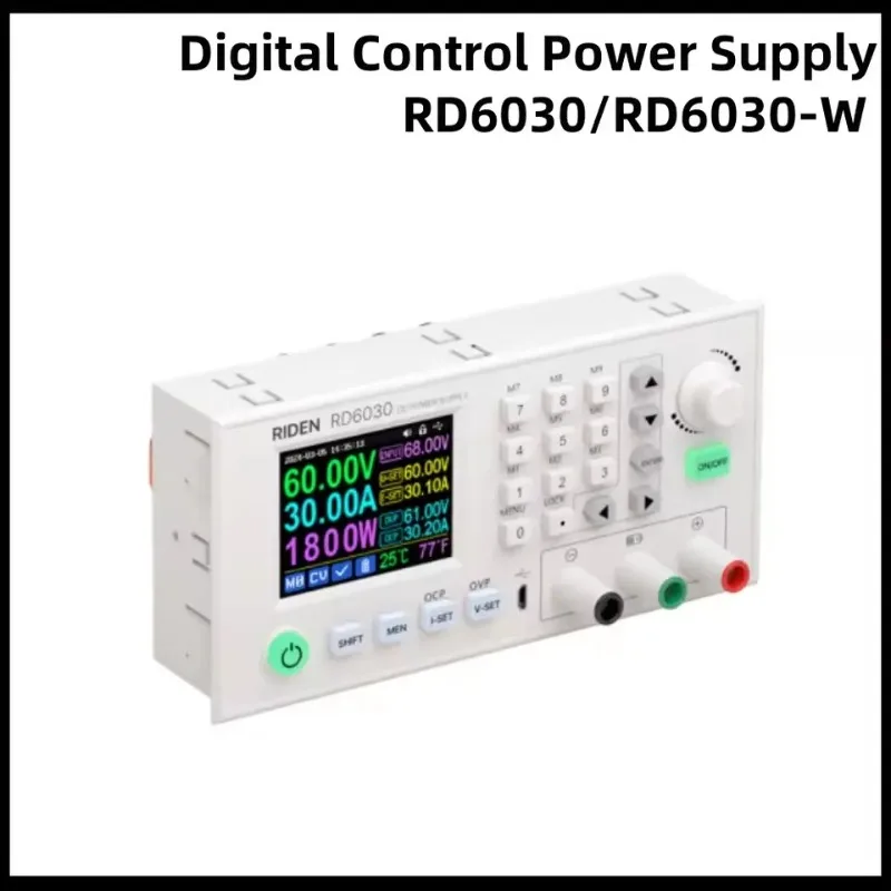 RD6030 60V 30A DC battery charging and 1500W PSU adjustable step-down desktop voltage regulator step-down converter