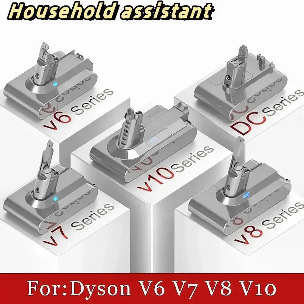 FOR Original Dyson 21.6v V6 V7 V8 V10 12800mAh Lithium ion Battery DC62 DC74 SV09 SV07 SV03 965874-02 Vacuum Cleaner Battery