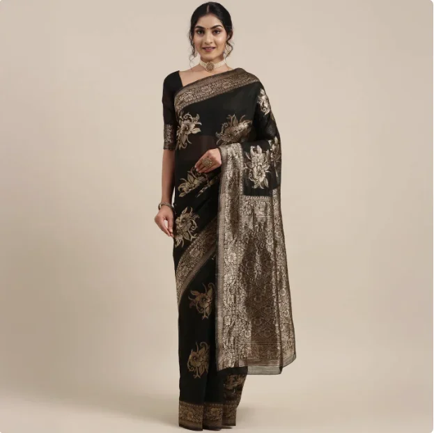 Indian Traditional Sari Costume Performance Party Dress