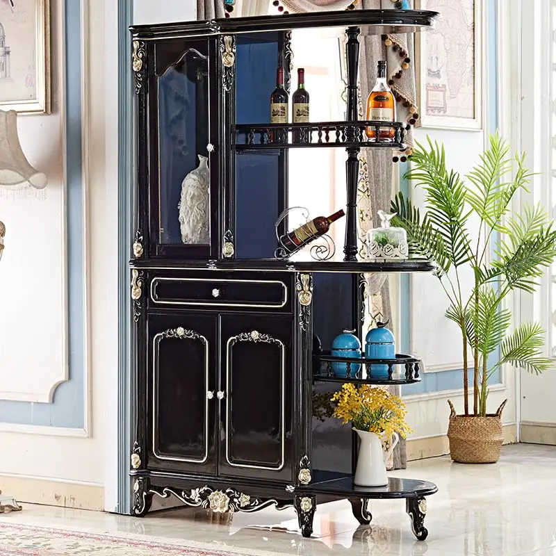 Entrance living room screen partition foyer decorative wine cabinet shoe cabinet integrated, simple