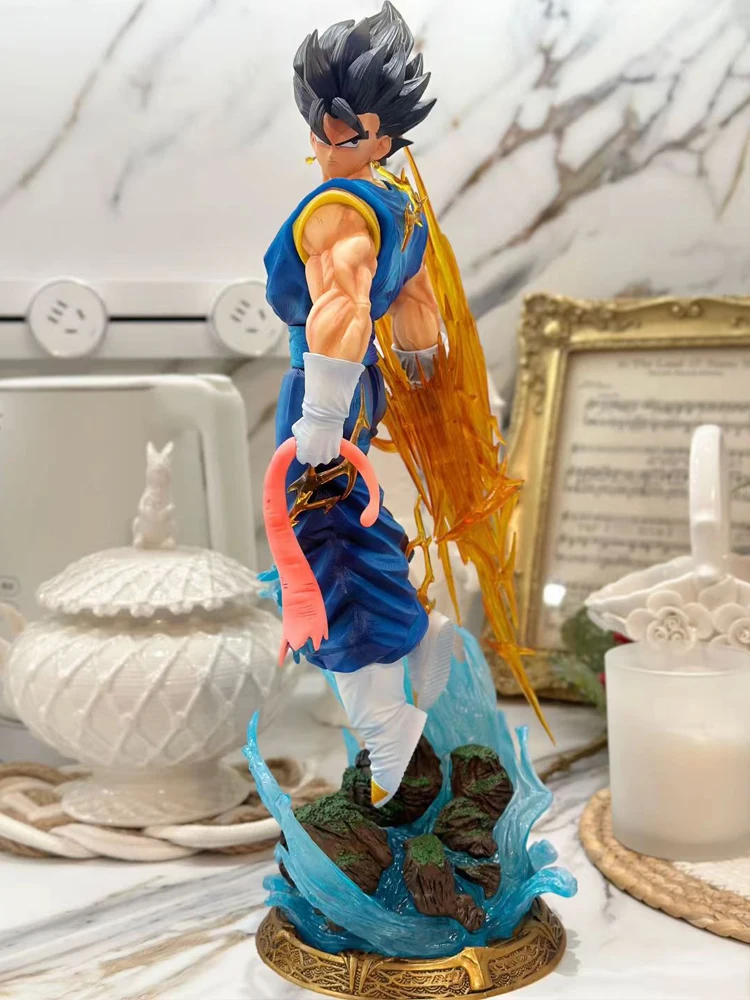 

Dragon Ball 40cm Vegetto Anime Figure LK toys Vegetto 2.0 Figure 3 heads PVC statue Collection Model Desk Decoration Custom Toy