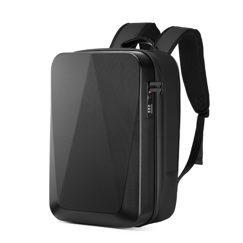 Fashion Hard Shell Anti-thief Backpack Waterproof Man Backpacks Business Travel Bag Laptop bag with TSA Password USB Charging