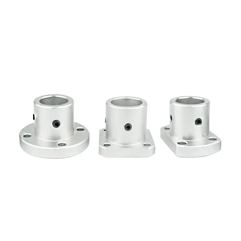 1PC Guide shaft support base optical axis support seat round flat flange optical axis mount 3mm/4mm/5mm/6mm/8mm/10mm/12mm