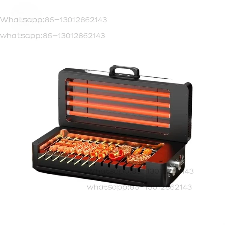 Electric Automatic Rotary Skewer Barbecue Stove Barbecue Tools Smokeless Mutton Bbq Skewers Machine