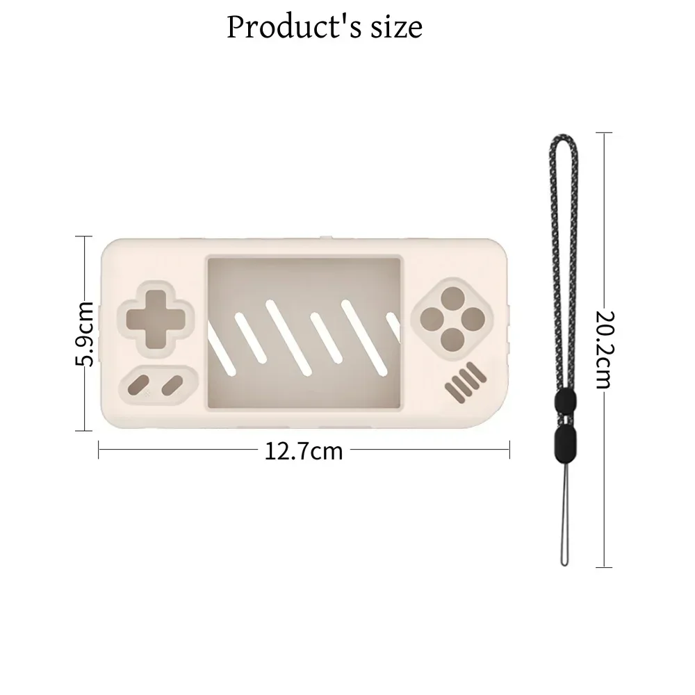 

For ANBERNIC RG28XX Handheld gaming console Silicone Protective Cover ShockProof Case 360° All-round Protection Perfect fit
