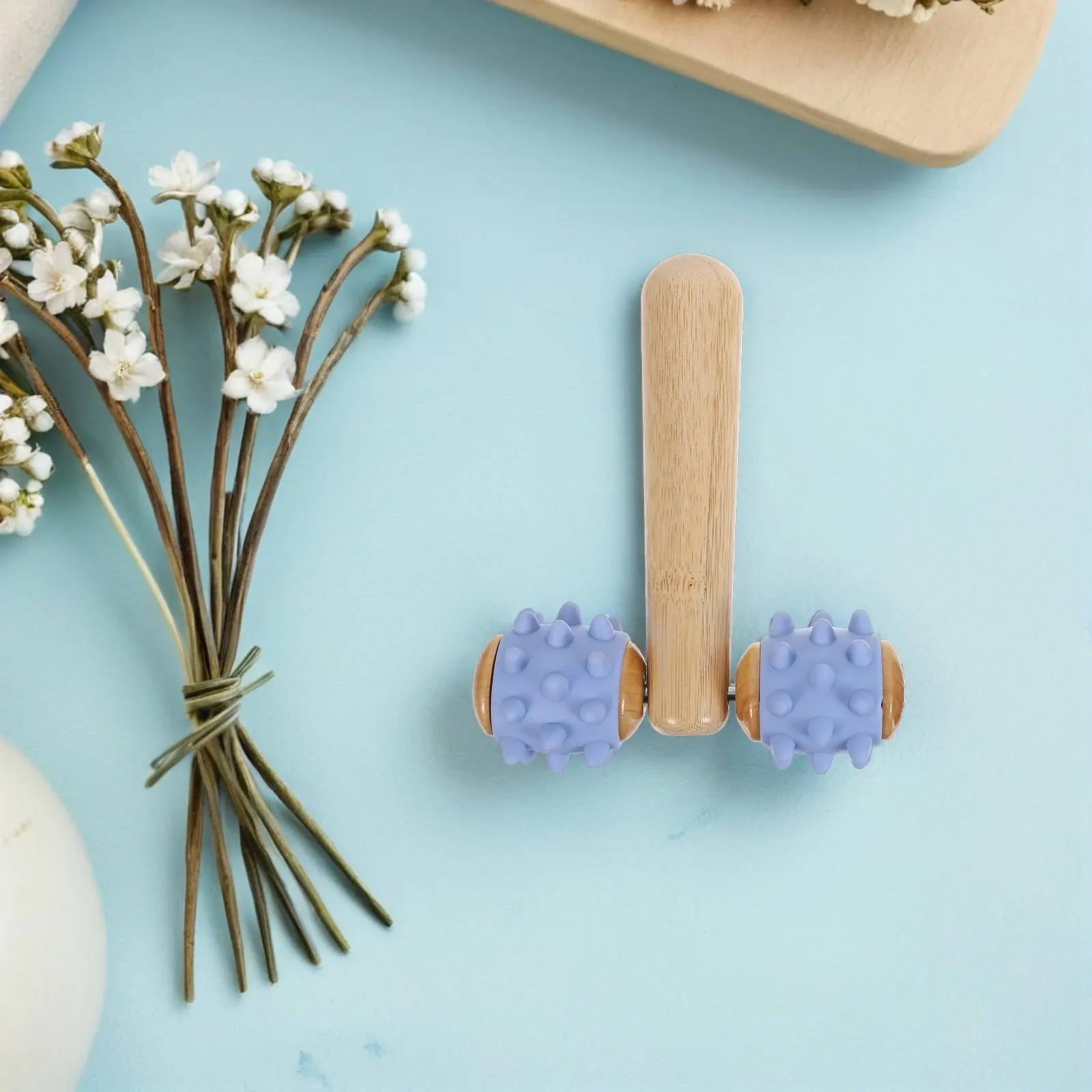 

Ручной массажный инструмент: ролик для тела, палочка гуаша, массажер для ног с шариками, инструменты для коррекции фигуры, массажер для спины