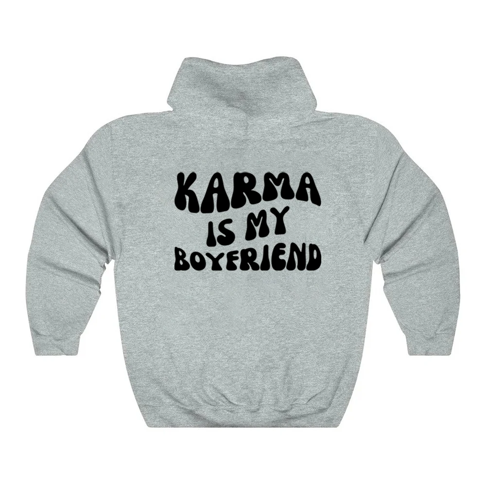 Sudadera con capucha de Karma Is My Boyfriend, Sudadera con capucha inspirada en Midnights, Meet Me At Midnight Lyric Hodoies, Tops Kawaii Harajuku