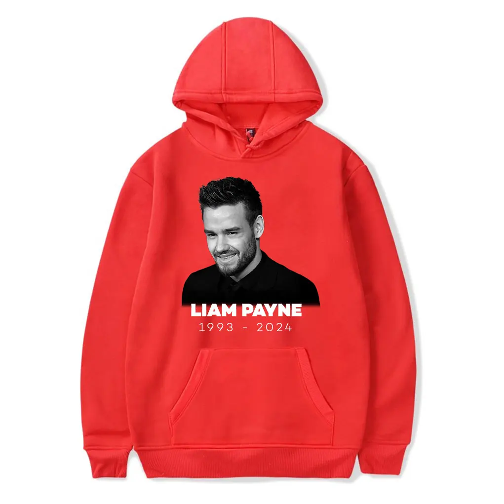 

2024 Liam Payne Merch 1993-2024 Memorial Hooded Drawstring Pocket Long Sleeve Sweatshirt men/women Hip Hop Pullover