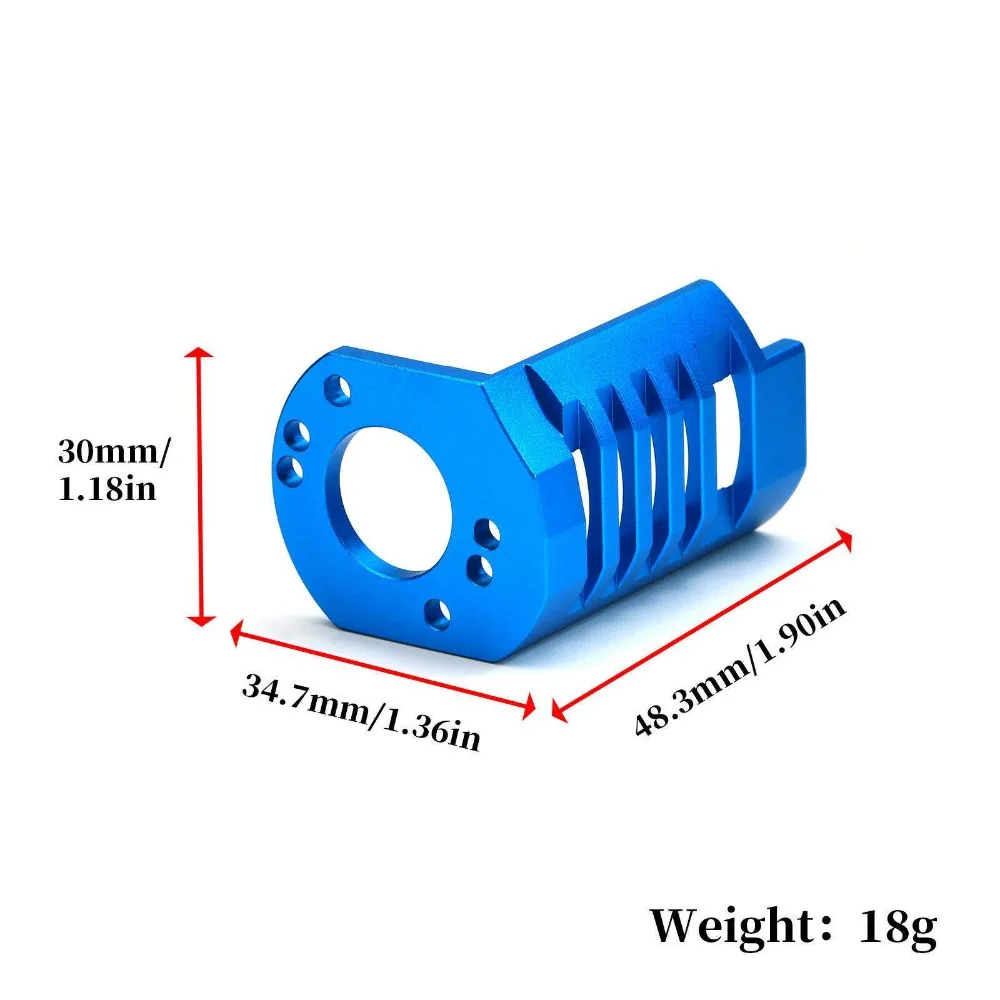 RC Car Aluminum Motor Guard For Tamiya WR02 GF01 G601 1/10 Chassis Motor Protector Custom Size Upgrade Replacement Accessories
