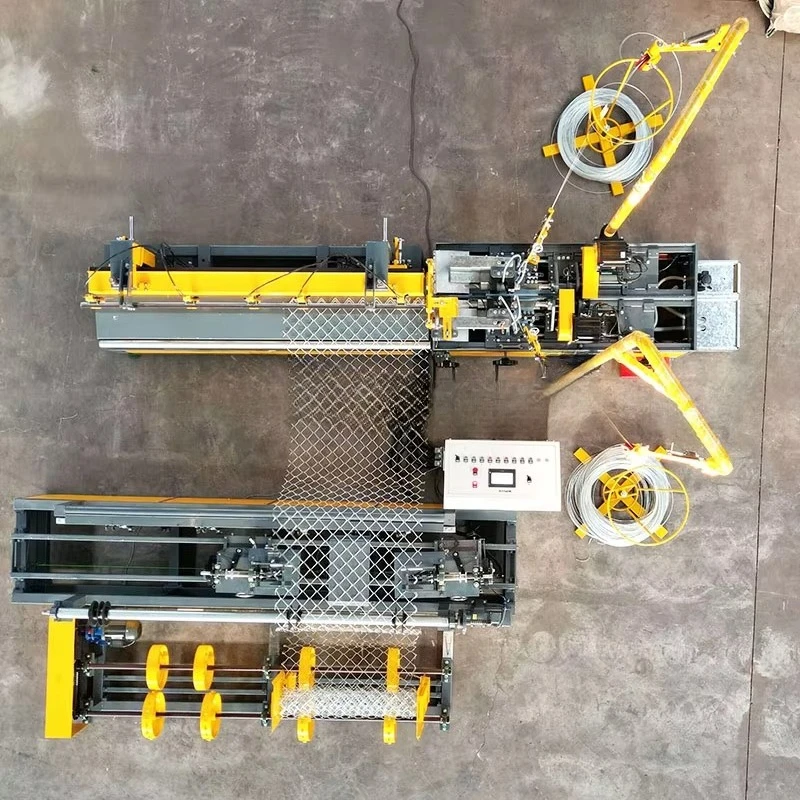 Fully Automatic Chain Link Fence Machine 2-4mm Wire Mesh Weaving Looper for Hexagonal Netting Sports Field Customized