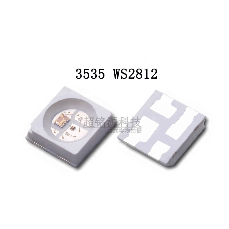 

1000PCS WS2812B 3535 Symphony 4 Legged Point-Controlled Full-Color RGB Lamp Beads 5V Built-in Driver IC