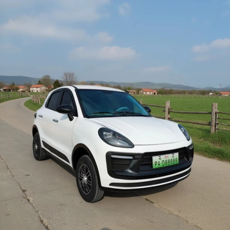 Compact zero-emission electric four-wheeler, fashionable and practical, intelligent four-seater