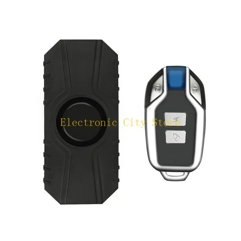 Bike Alarm with Remote Waterproof Adjustable for Door Window Type-c Fast HU8D