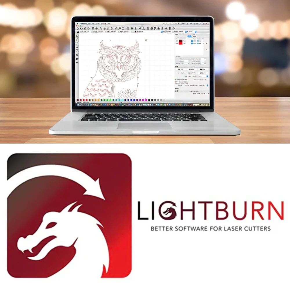 Tyvok LightBurn Software License key Laser Engraving/Cutting Core License  GCode Controller With All Brands Core License