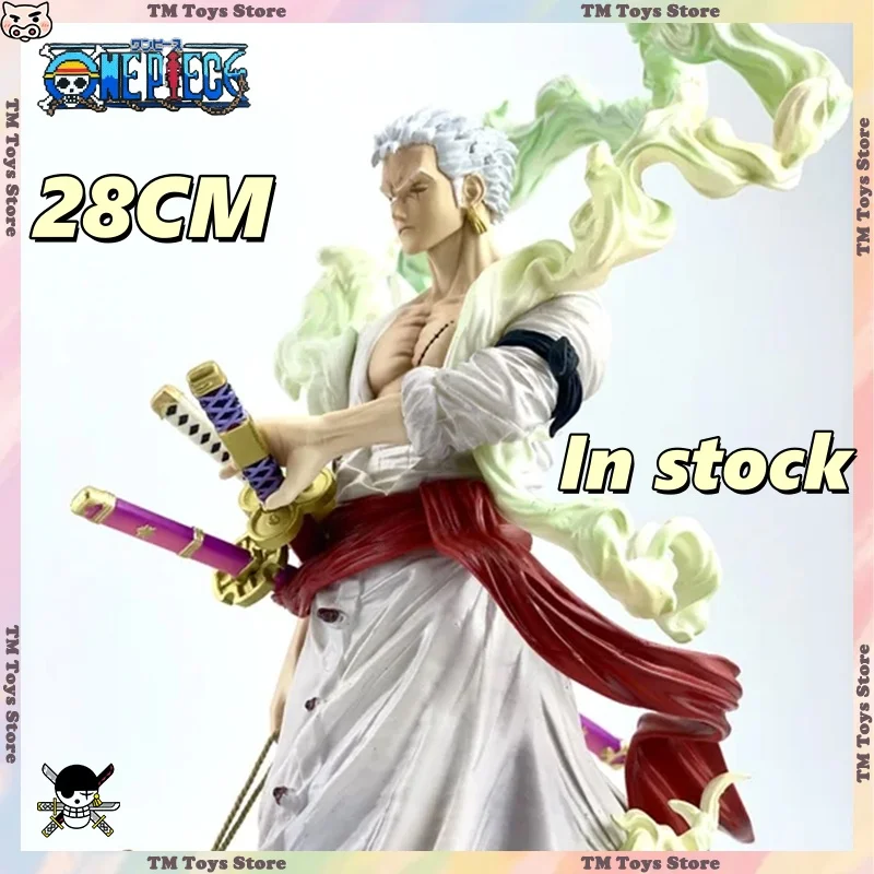 

28 см Zoro ONE PIECE аниме фигурки NIKA Roronoa фигурка две головки ПВХ статуя коллекция модель игрушки рождественские подарки В НАЛИЧИИ