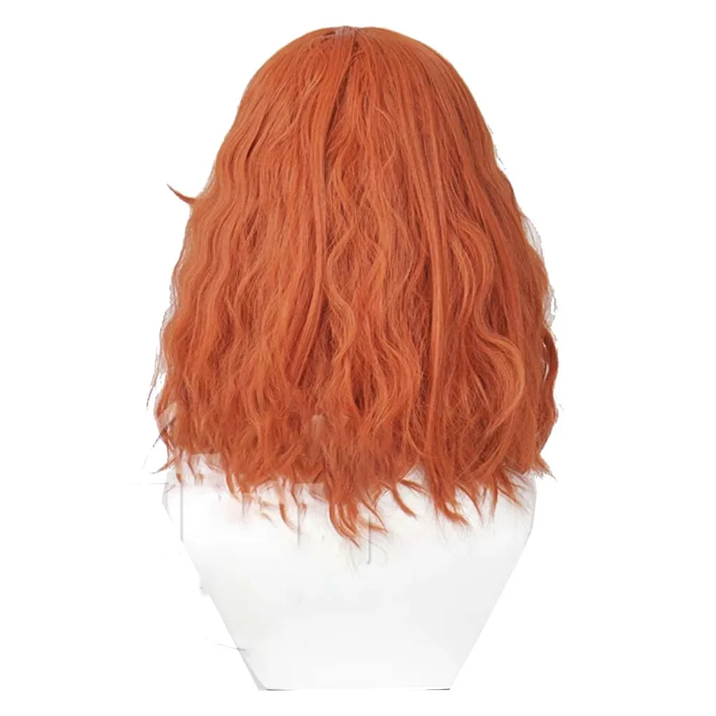 Women Game Champion The Witch Between Worlds Aurora Cosplay Orange Curly Heat Resistant Hair Wig