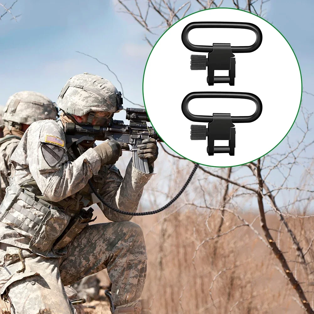 2-10PCS 1in QD Sling Swivel Strap Buckles Kit Tactical Rifle Sling Swivels Mount Adapter Detachable Sling Mount Ring For Outdoor - view 3
