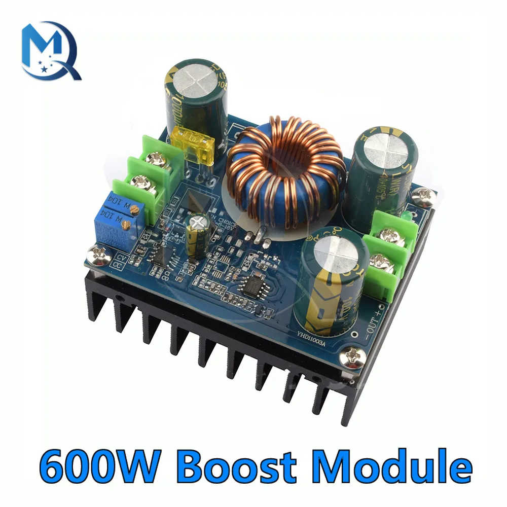 600W DC-DC Voltage Converter 10-60V To 12-80V Boost Converter Step Up Adjustable Module Power Supply High Power Vehicle Module