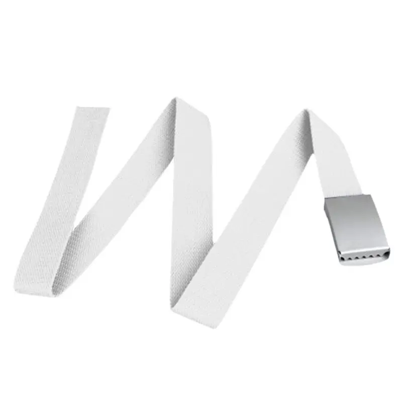 10X Canvas Cotton White Belt Belts Textile Ribbon Belt