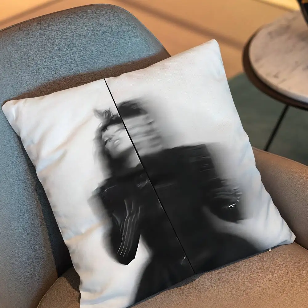 Die For You Lady Gaga Pillow Case Anti-dustmite Pillowcase Invisible zipper silky short plush Sofa cushion cover