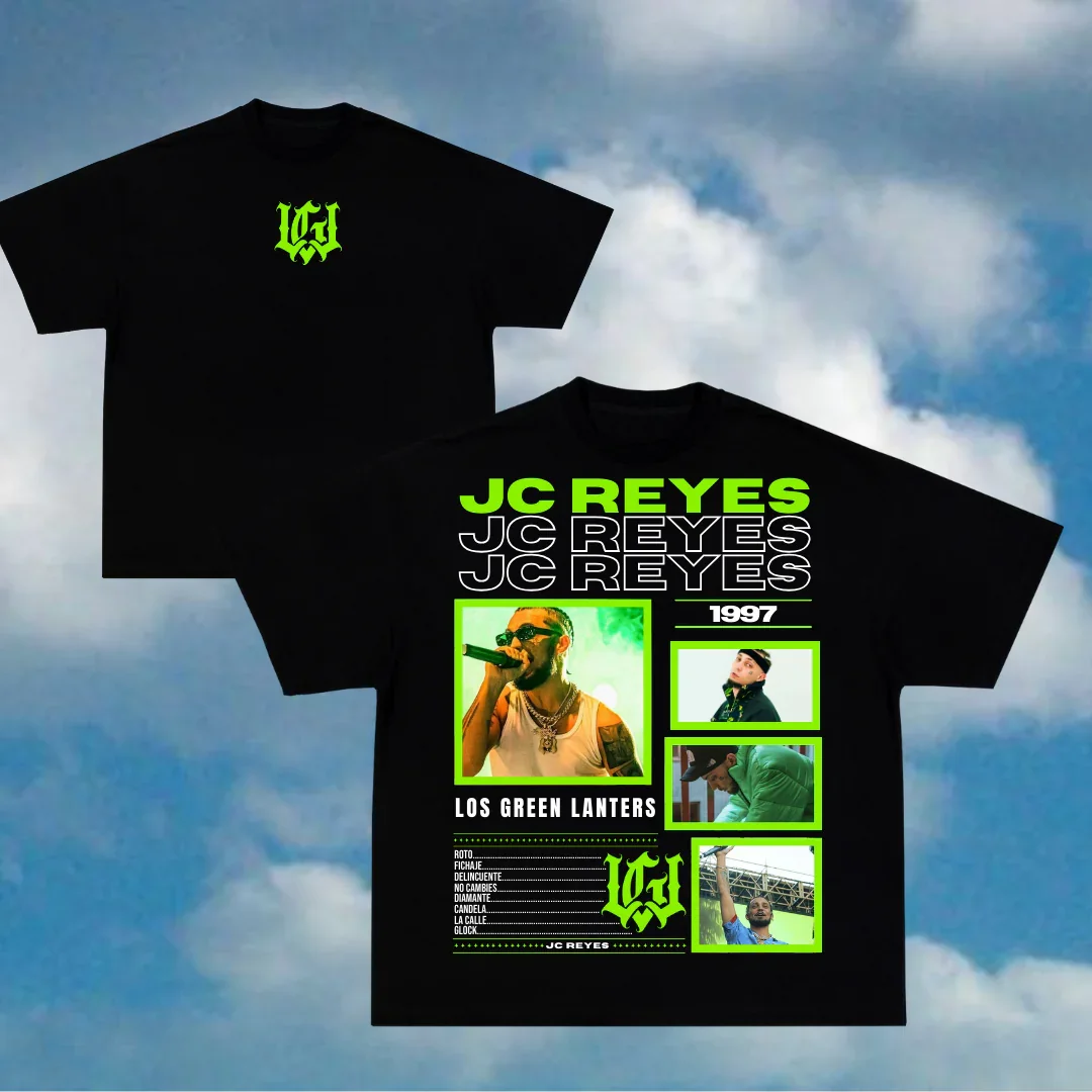 2025 Unseix Top T Rapper Jc Reyes Album Tour Grafik T Shirts Männer Frauen Hip Hop Mode T-shirts Casual T-shirt Streetwear