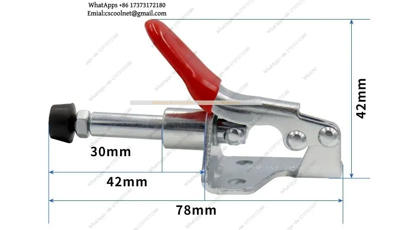YX2 Push Pull Toggle Clamp 45KG Quick Release For Jigs and Fixtures