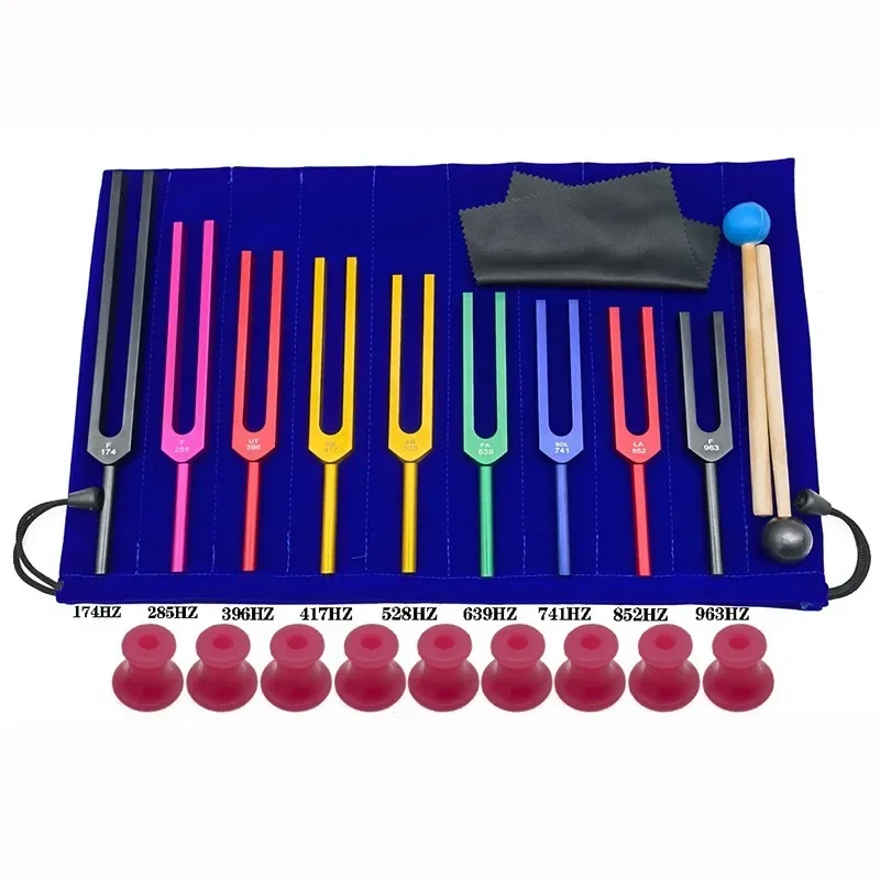 Medical Tunning Fork Set Sound Healing Tunning Fork Set Fingerboard Diapasons Cameroon Movement Yoga Percussion Instruments