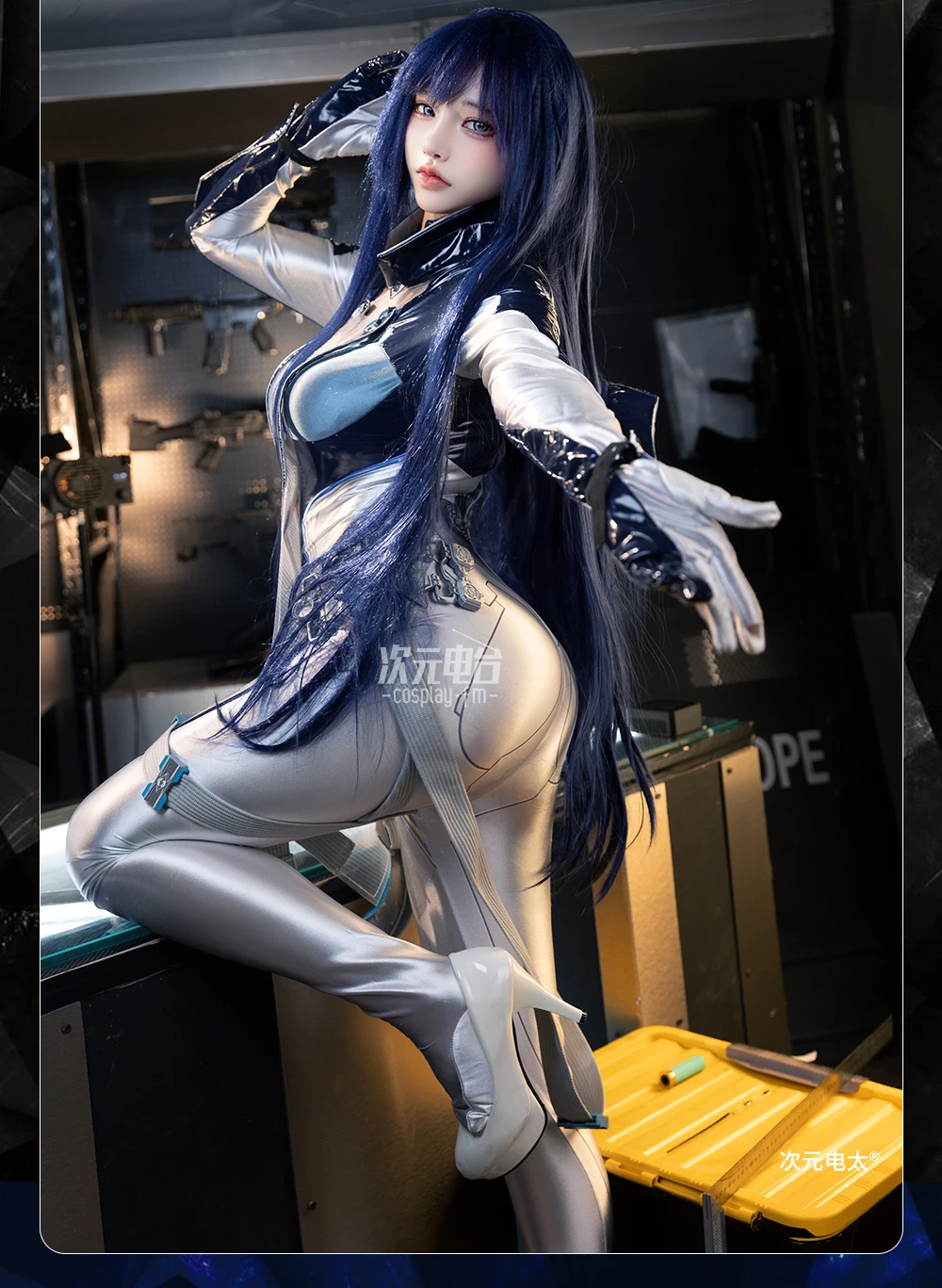 بذلة جلدية معطف إكسسوارات الدعائم مجموعة حفلات الهالوين آلهة النصر: NIKKE Raven Stellar Blade أزياء تنكرية للنساء #6