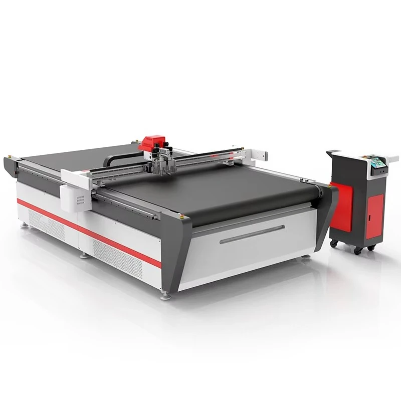 Automatic CNC Oscillating Knife Cutter with Engine for Non-Woven and Industrial Cloth High-Tech Fabric Cutting Machine