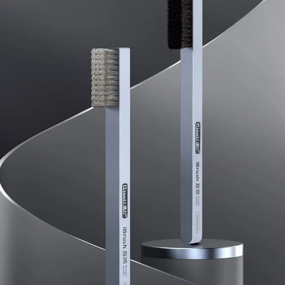 For Qianli IBrush Wire Bristle Tool Straight Handle Cleaning Device For Stubborn Solder Flux Removal Industrial Polishing