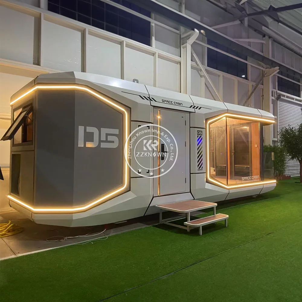 Prefabricated Space Capsule Container House Luxury Prefab Homes Supply Customize Mobile Capsule Homes