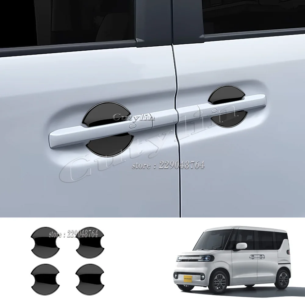 RHD For BYD RACCO 2026 2027 ABS Car Outer Door Handle Cover Door Bowl Anti‑Scratch Protector Sticker car Styling Accessories