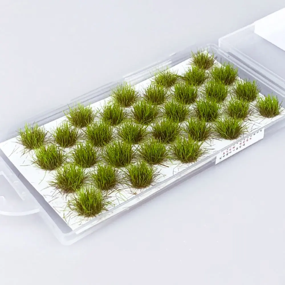 DIY Miniatures Railroad Scenery Simulation Turf Building Scene Grass Tuft Grass Model Seasonal Grass Nest Sand Table