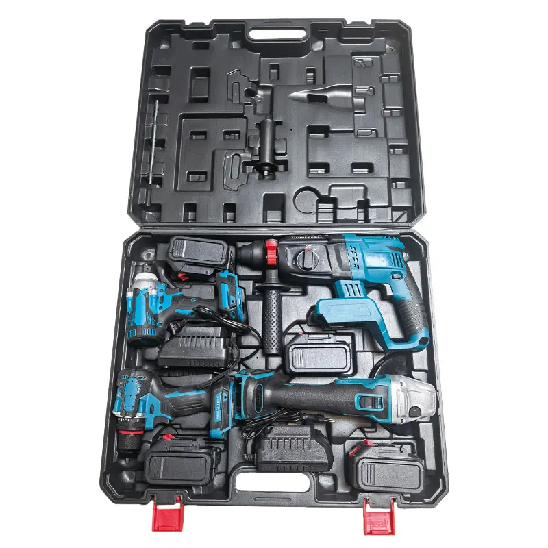 

Combination Toolbox 21v Cordless Electric Drill Portable Handheld Lithium Battery Tool Set Mini Drill Press Electric Drill Kit