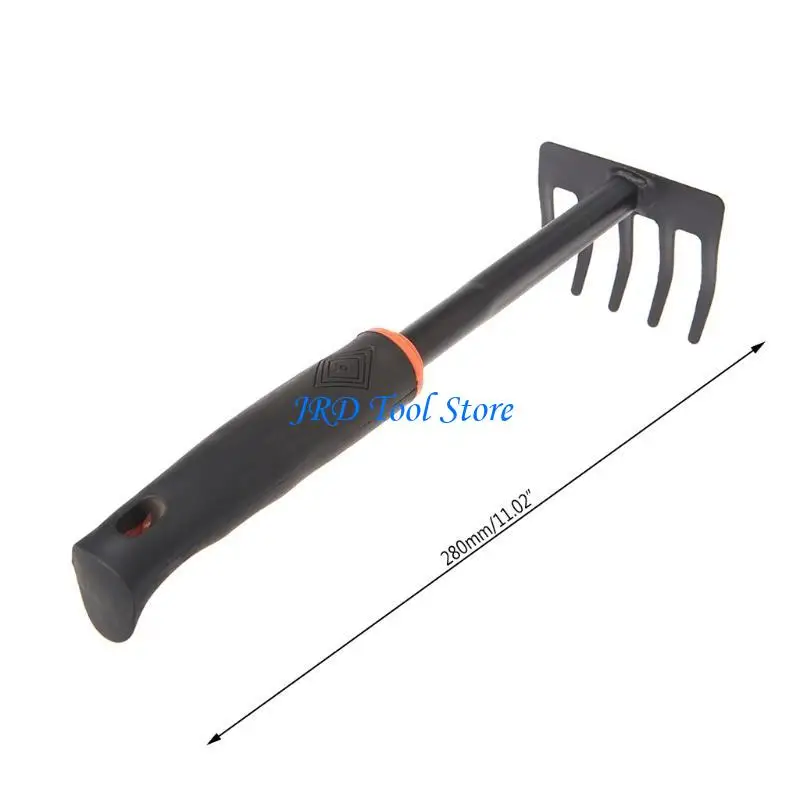 

A2UD 1Pc Portable Digging Tool Mini Steel Rake For Home Garden Transplanting Tool