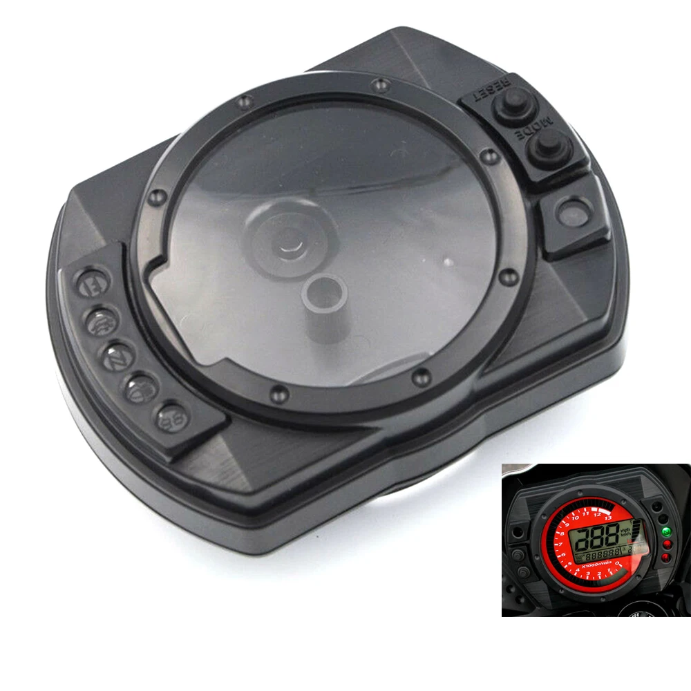

Durable Speedometer Odometer Instrument Housing Case Tachometer Gauge Cover For KAWASAKI ZX-6R ZX6R 2003 2004 2005 ZX-10R 2005