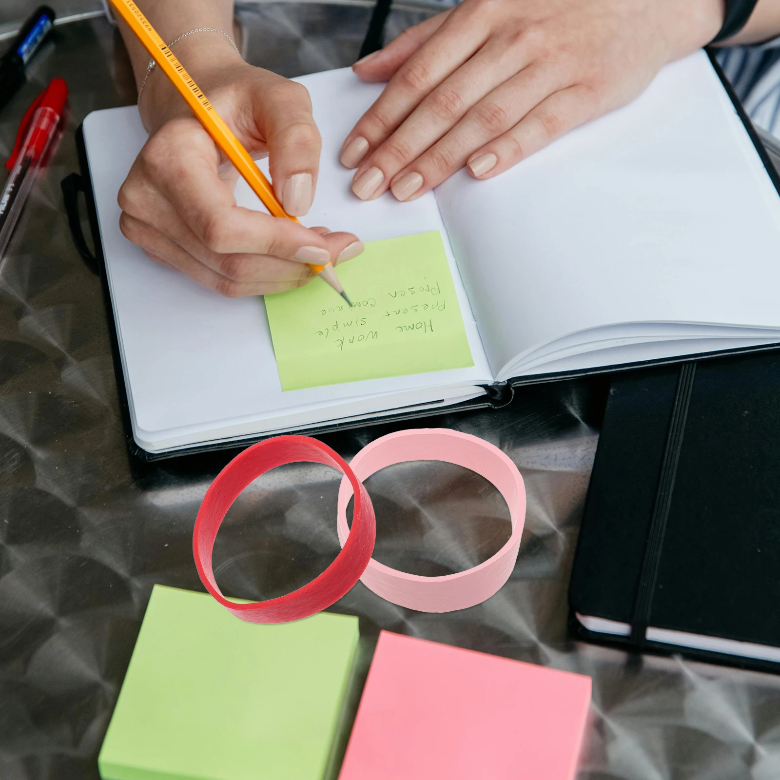 1 مجموعة الأربطة المطاطية كبيرة سميكة مرنة الثقيلة شريط مطاطي مجموعة للمشي لمسافات طويلة التخييم مكتب الاستخدام المنزلي تنوعا العملي #1