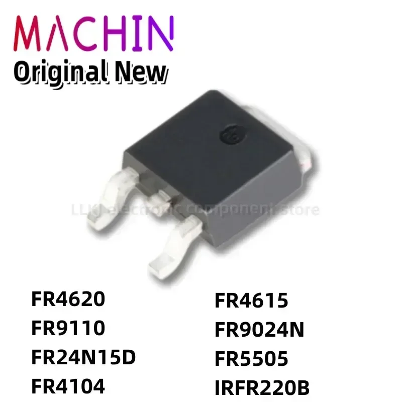 1pcs IRFR4620 IRFR9110 IRFR24N15D IRFR4104 IRFR4615 IRFR9024N IRFR5505 IRFR220B TO252 MOS Fet.