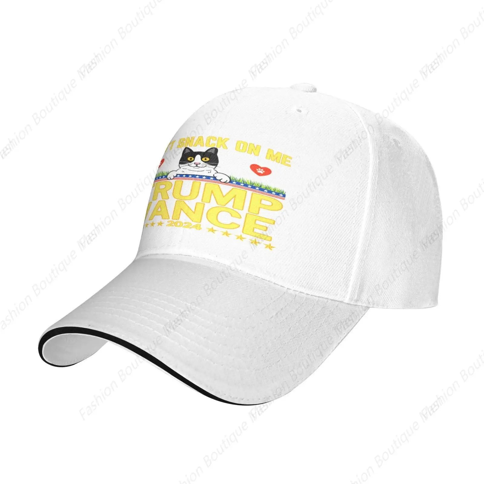 Hot-Selling Fashion Don'T Snack On Me Hat Trump Vance 2024 Baseball Cap Trucker Hat Sandwich Caps Outdoor Sun Visor