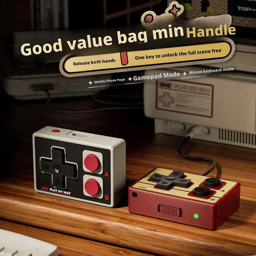 

Для IINE Gamebrick Mini Retro контроллер/портативный контроллер/совместимость с несколькими платформами/поддержка мини-контроллера мыши