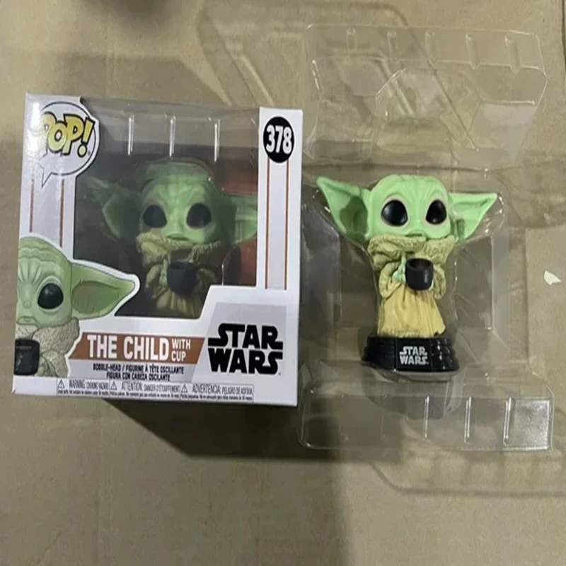 Figura Funko Pop de Star Wars: Yoda Bebé, EL NIÑO # 368 # 370 #   378 # 379 # 398 Figuras de Acción, Juguetes para Regalo de Navidad, Adornos Coleccionables