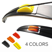 2xRubber Bow Limbs Stabilizer Limb End Damper Bow String Stabilizer Shock Absorber Takedown Recurve Bow Traditional Reduce Noise